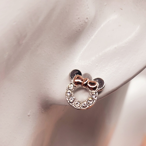 Minnie Mouse Inspired Earrings - Picture 1 of 7